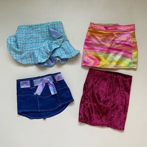 American Girl Doll Misc Skirt Collection